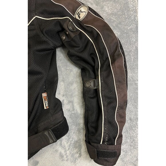 Fieldsheer Motorcycle Jacket Women's Size 16 Armored Padded Black Biker - Picture 8 of 16